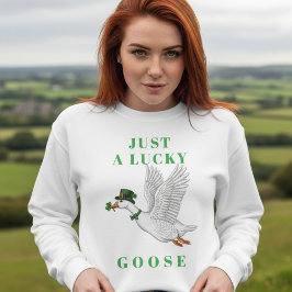 Moletom Divertido Dia de São Patrício Irlandês, apenas um
