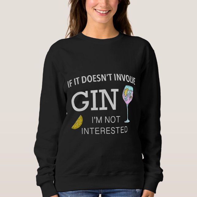 Moletom Divertido Gin The Gin Club (Frente)