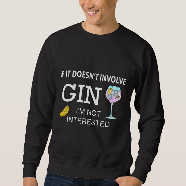 Moletom Divertido Gin The Gin Club (Frente)