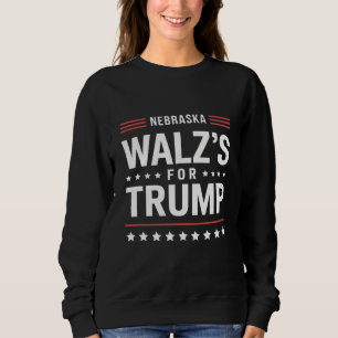 Moletom Divertido Trump Vance Walz's Para Trump Nebraska
