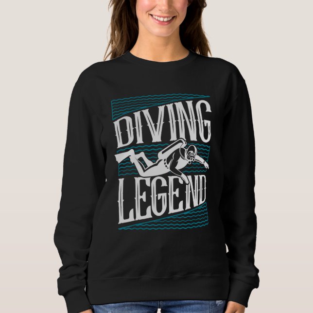 Moletom Diving Legend Sport Diving Underwater Technical Sc (Frente)