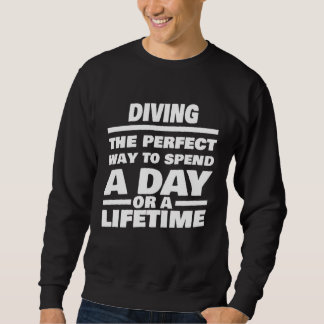 Moletom Diving Lifetime Saying  Diver