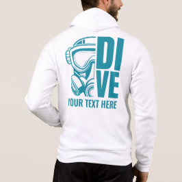 Moletom Divisor de Scuba de Nome e Local Personalizado