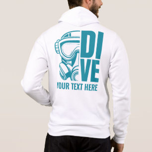 Moletom Divisor de Scuba de Nome e Local Personalizado