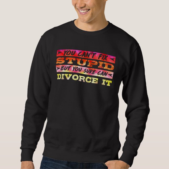 Moletom Divorce Party Happily Divorced Men Divorce  1 (Frente)