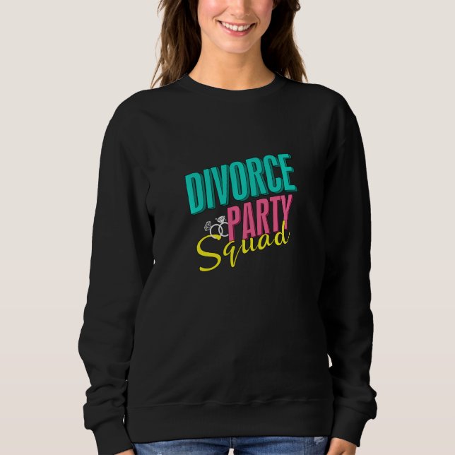 Moletom Divorciar Divórcio Esquadrão Engraçado (Frente)