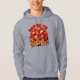 Moletom dizer não a waffles design