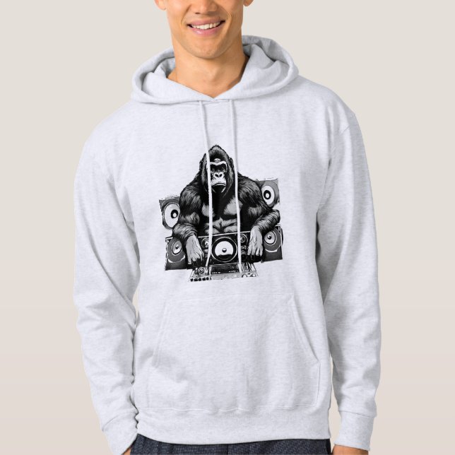 Moletom Dj Gorilla Hoodie (Frente)