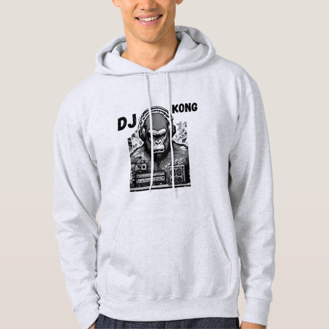 Moletom Dj kong hoodie para homens (Frente)