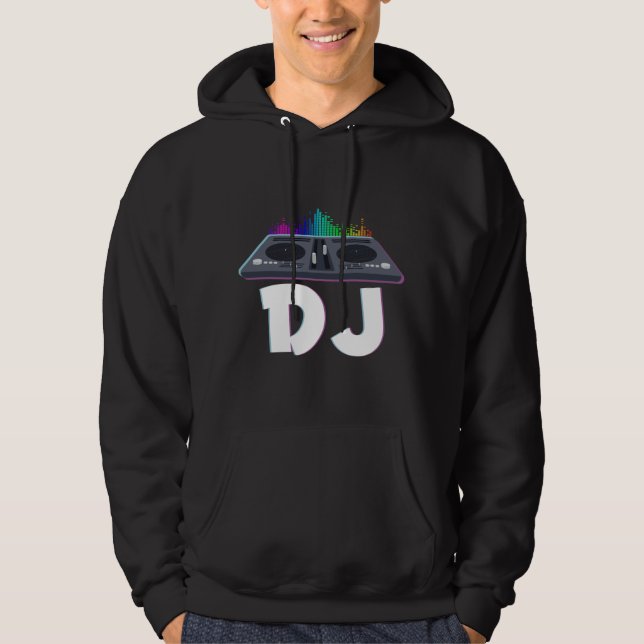 Moletom DJ Techno Music Productor EletroMusical (Frente)