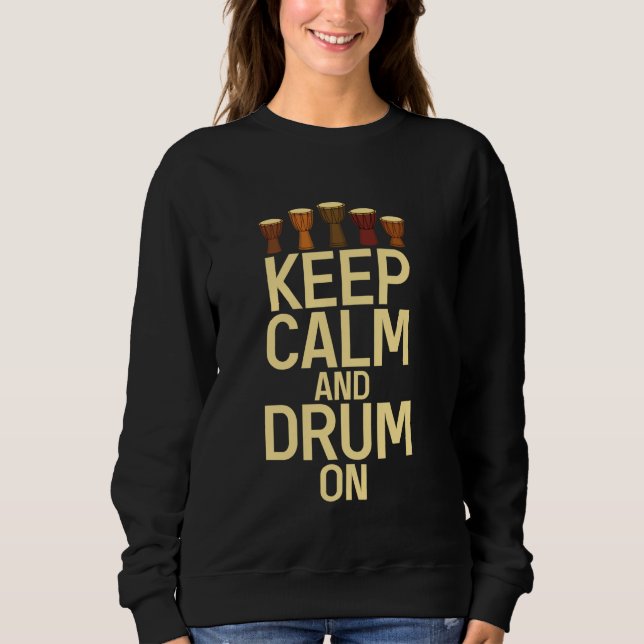 Moletom Djembe Drum Djembe Player Djembeist (Frente)