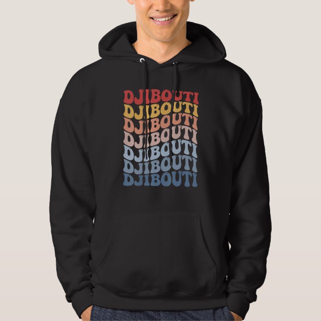 Moletom Djibuti Groovy Retro Djibutiano (Frente)