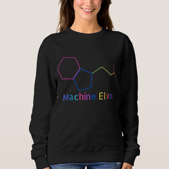 Moletom DMT Machine Elves Spirit Molecule Shirt (Frente)