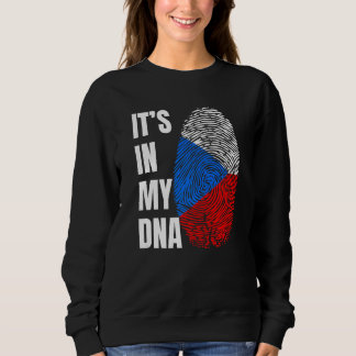 Moletom DNA de impressões digitais Biometria Bandeira da R
