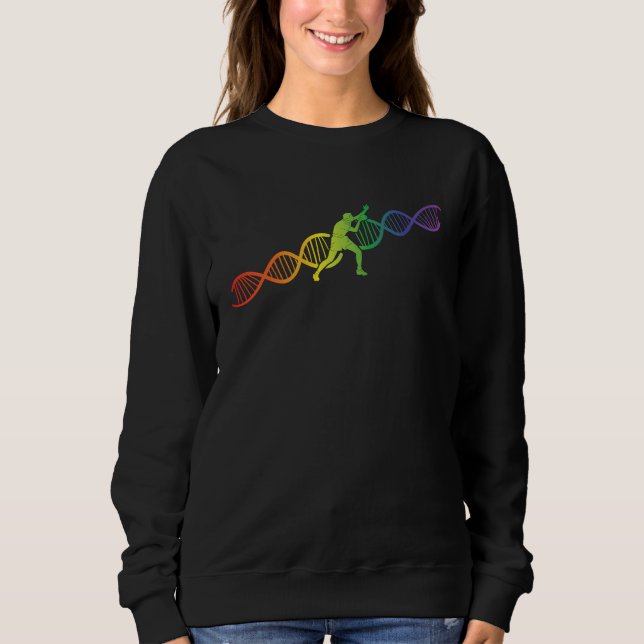 Moletom DNA Helix Rainbow Genetic Table Tennis Colourful (Frente)