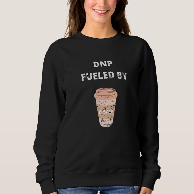 Moletom Dnp Doutor Em Prática De Enfermagem Café Retro (Frente)