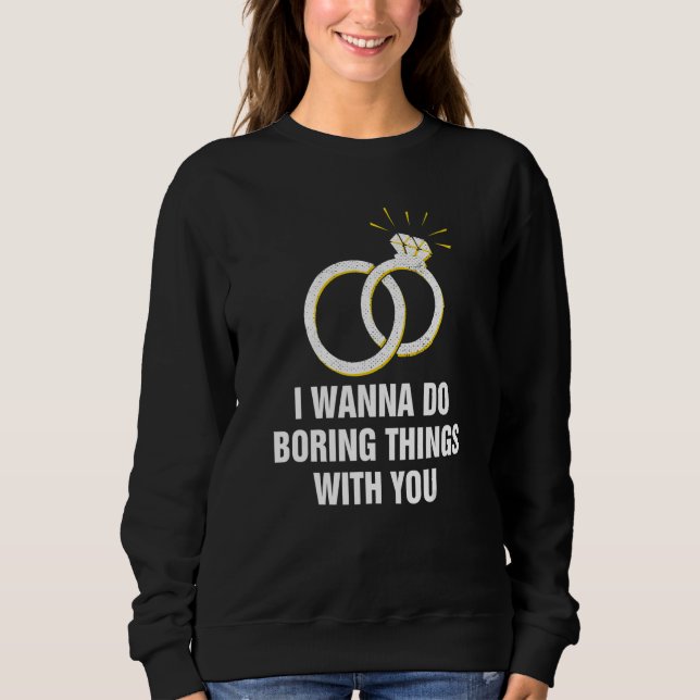 Moletom Do Boring Things with You Introvert Couples Antiso (Frente)