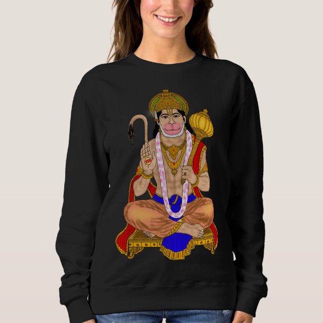 Moletom do Senhor Hanuman – Roupas de Inverno e Mo (Frente)