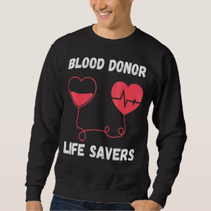 Moletom Doador do Dia Mundial do Doador de Sangue Doador d