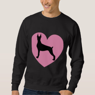 Moletom Doberman Art Heart Doberman Pinscher Dog Lover 81