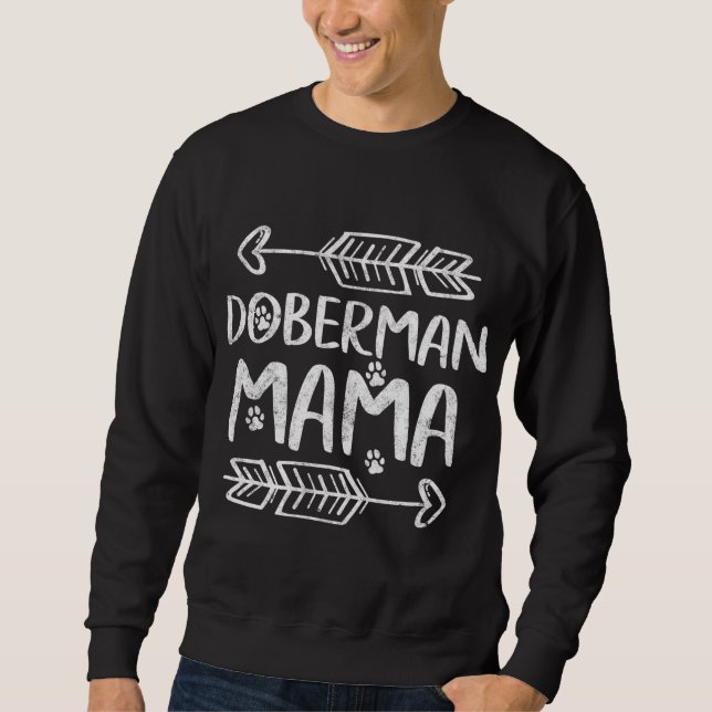 Moletom Doberman Lover Owner Funny Dobie Dog Mãe Dift Dobe (Frente)