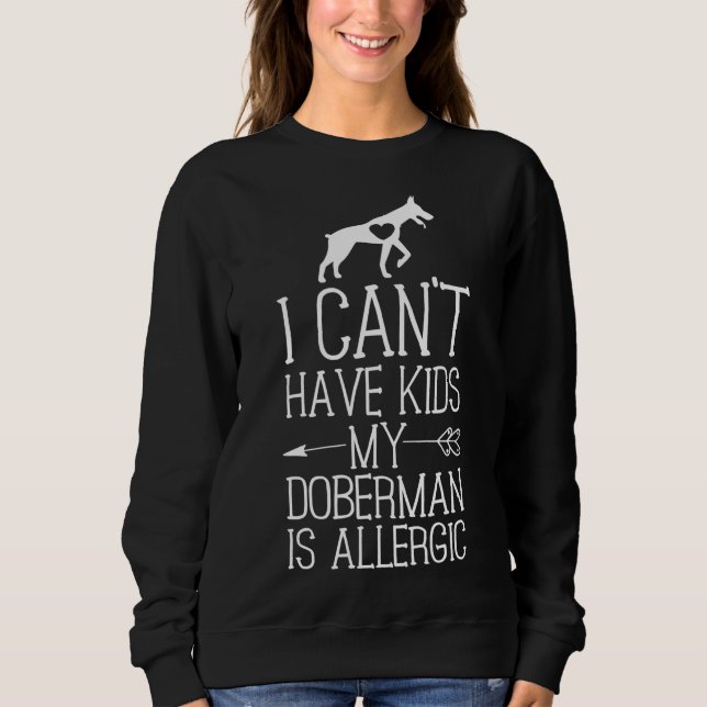 Moletom Doberman Mama Engraçado Cachorro Mamãe Não Pode Te (Frente)