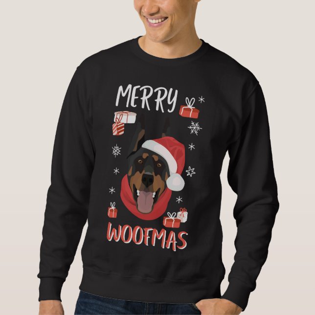 Moletom Doberman Natal 842 (Frente)