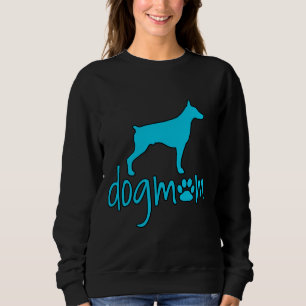 Moletom Doberman Pinscher Dog Mãe Vestida Para Proprietári