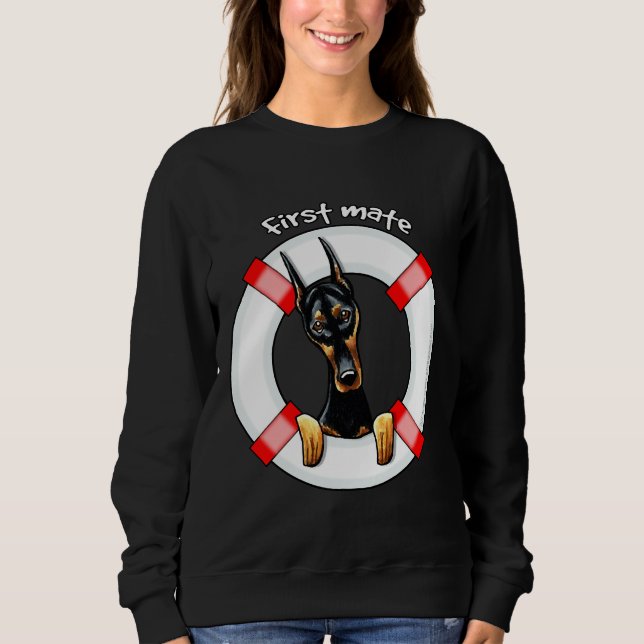 Moletom Doberman Pinscher First Mate (Frente)