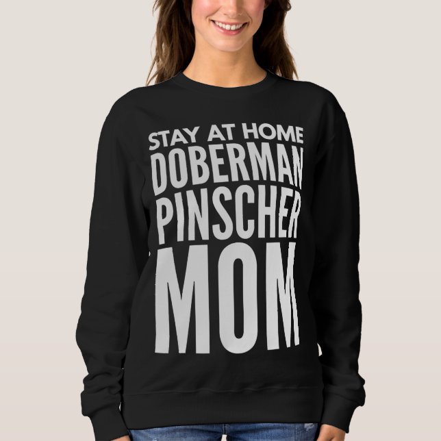 Moletom Doberman Pinscher Mãe Feed Scoop (Frente)