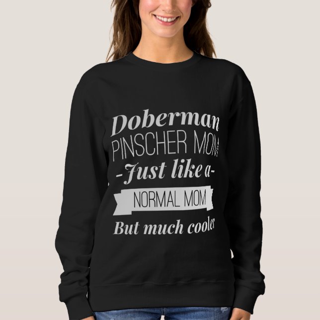Moletom Doberman Pinscher Mãe Fez Scoop 489 (Frente)