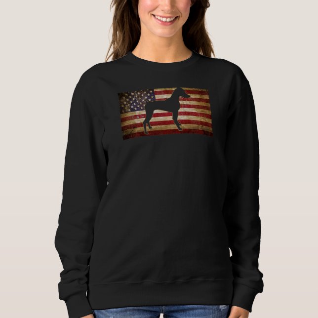 Moletom Doberman Pinscher Pinscher Para Homens (Frente)
