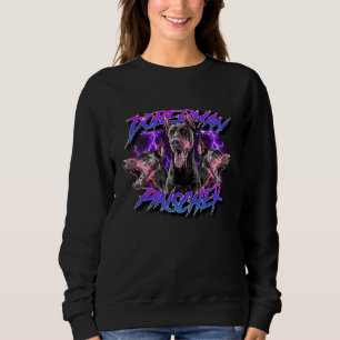 Moletom Doberman Pinscher Streetwear Contrafação Rap 90s