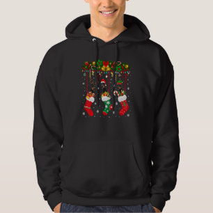 Moletom Dobermann Em Sock Xmas Reindeer Papais noeis Elf D