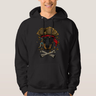 Moletom Dobermann Pirate Dog Halloween Jolly Roger