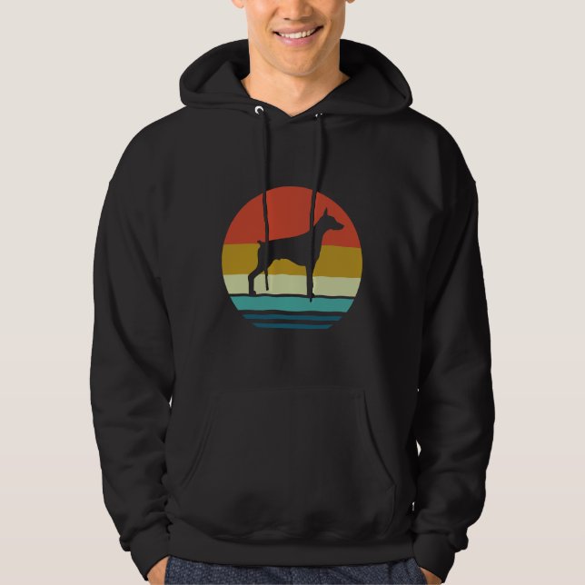 Moletom Dobermann Vintage Retro Doberman Pinscher Dog Bree (Frente)