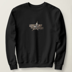 Moletom Doce Como o Céu Estrela Metálica Edgy Retro de 2