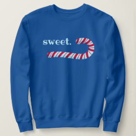 Moletom "Doce." Docinho de Natal Candy Cane