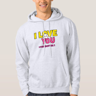 Moletom Doce Eu Te Amo Gráfico para Presentes e Roupas
