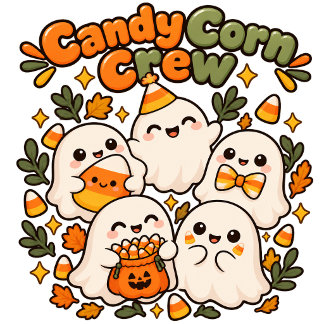 Moletom Doce Kawaii Amarelo Laranja Fantasma Candy Corn Tr