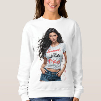 Moletom Doce Mas Menina Psicopata