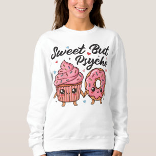 Moletom Doce Mas Psicopata Kawaii Donut de Cupcake