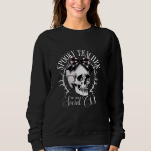 Moletom Docente Spooker Social Club Skull Coquette Arco Cu
