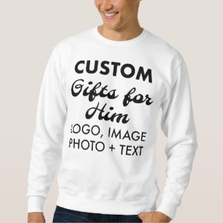 Moletom Docinho branco personalizado masculino