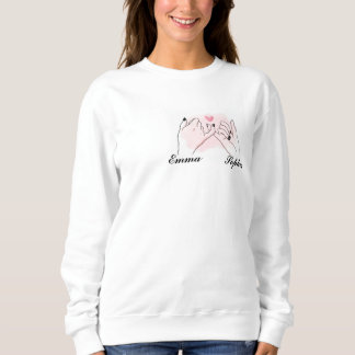 Moletom Docinho De Besties Personalizado, Presente Dos Mel