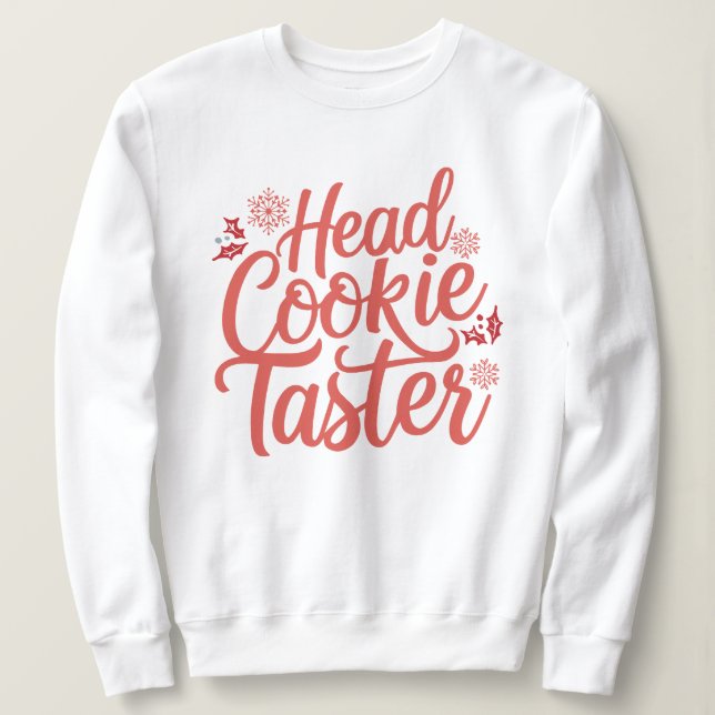 Moletom Docinho de Natal engraçado para adultos (Frente do Design)