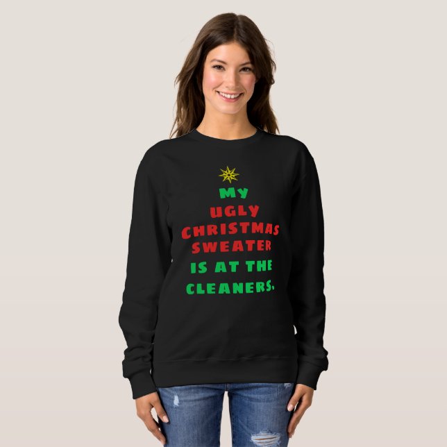 Moletom Docinho De Natal Feio Engraçado (Frente Completa)