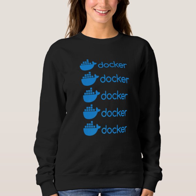 Moletom Docker Engine  Programação Codificação Software De (Frente)