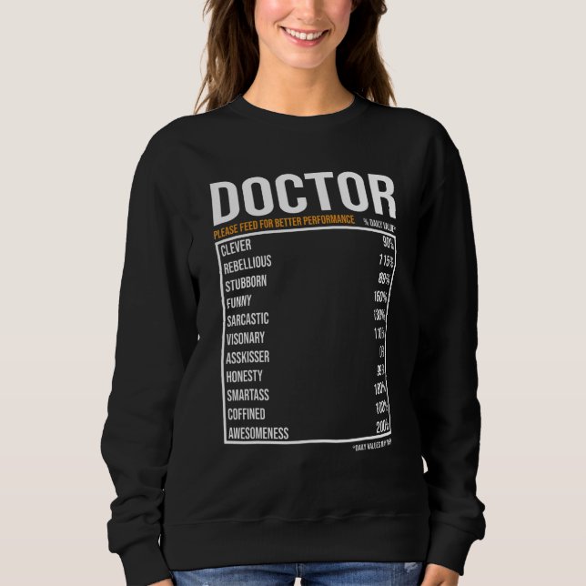 Moletom Doctor Job Daily Value  Doctor (Frente)