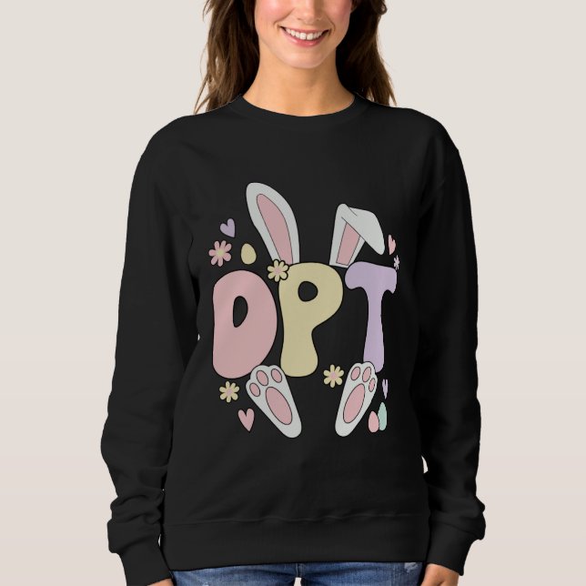 Moletom Doctor Of Physical Therapy Easter Bunny DPT Easter (Frente)